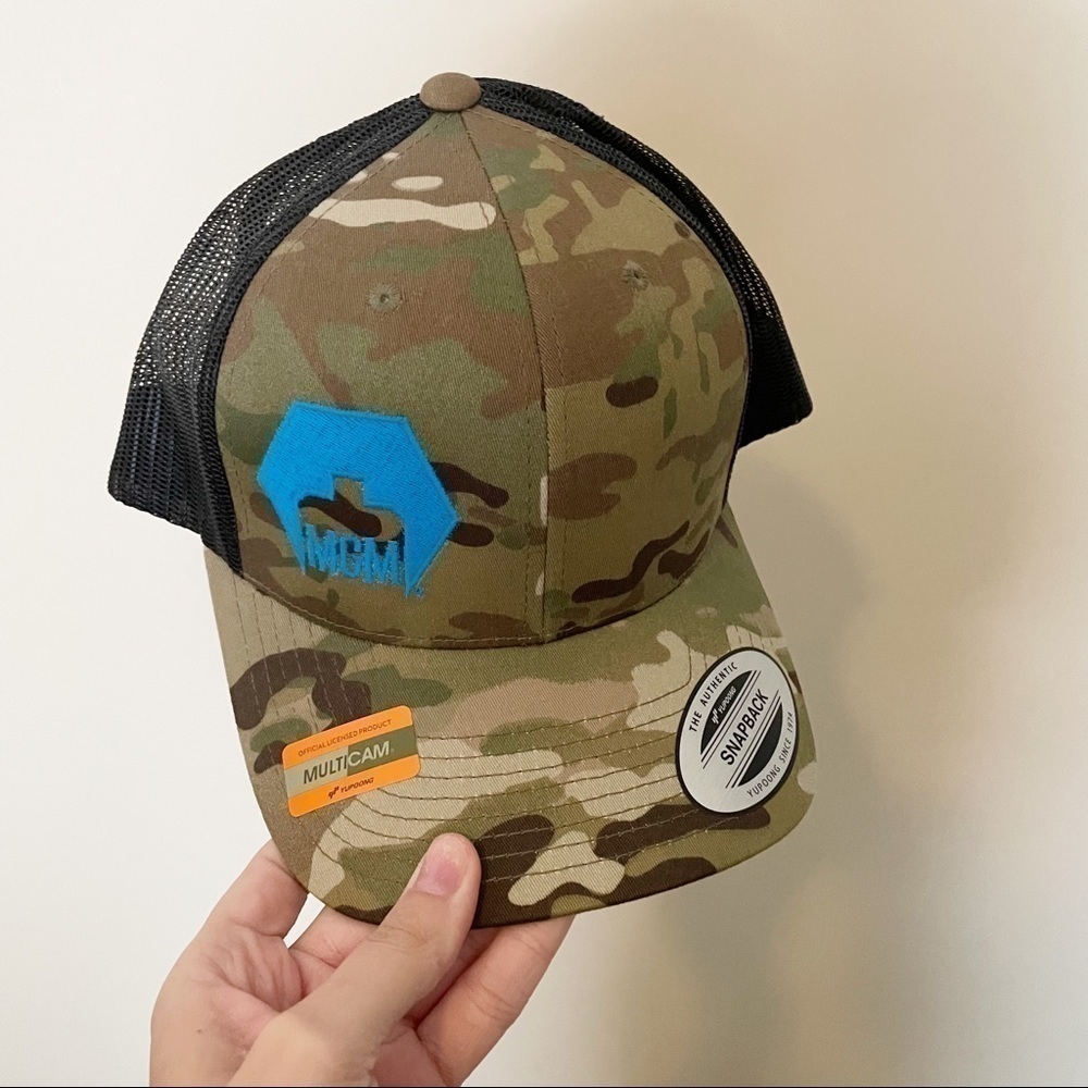 MGM Targets Camo and Black Mesh Trucker Hat Cap